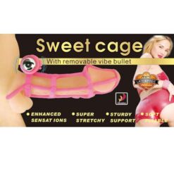 Comprar BAILE - SWEET 10 RITMOS FUNDA Y ANILLO SILICONA PARA EL PENE ROSA al mejor precio - Envíos Discretos