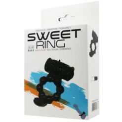 Comprar BAILE - SWEET RING ANILLO CON DOBLE ESTIMULADOR al mejor precio - Envíos Discretos