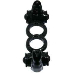 Comprar BAILE - SWEET RING ANILLO DOBLE CON RABBIT DOBLE al mejor precio - Envíos Discretos