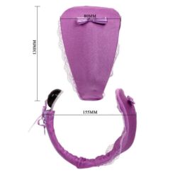 Comprar BAILE - TANGA CON VIBRADOR CON CONTROL REMOTO LILA al mejor precio - Envíos Discretos