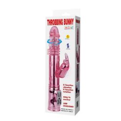 Comprar BAILE - THROBBING BUNNY ROTADOR RAMPANTE ROSA al mejor precio - Envíos Discretos