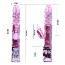 Comprar BAILE - THROBBING BUNNY ROTADOR RAMPANTE ROSA al mejor precio - Envíos Discretos