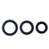 Comprar BAILE - TITAN SET 3 PCS COCK RING BLACK 2.8 + 2.4 + 1.9 CM al mejor precio - Envíos Discretos