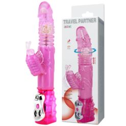 Comprar BAILE - TRAVEL PARTNER ROTADOR UP & DOWN RABBIT ROSA al mejor precio - Envíos Discretos