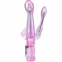 Comprar BAILE - VIBRADOR FLEXIBLE CON ESTIMULADOR ANAL al mejor precio - Envíos Discretos