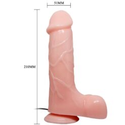 Comprar BAILE - VIBRADOR REALÍSTICO BÁRBARA NATURAL 21 CM al mejor precio - Envíos Discretos