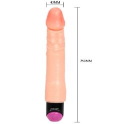 Comprar BAILE - VIBRADOR REALÍSTICO FLEXIBLE 25 CM al mejor precio - Envíos Discretos