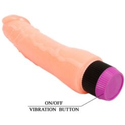 Comprar BAILE - VIBRADOR REALÍSTICO FLEXIBLE NATURAL 24 CM al mejor precio - Envíos Discretos