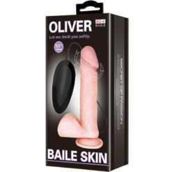 Comprar BAILE - VIBRADOR REALÍSTICO OLIVER CON FUNCION ROTACIÓN al mejor precio - Envíos Discretos