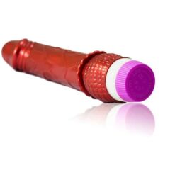 Comprar BAILE - VIBRADOR ROJO REALÍSTICO 23 CM al mejor precio - Envíos Discretos