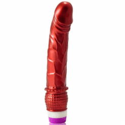 Comprar BAILE - VIBRADOR ROJO REALÍSTICO 23 CM al mejor precio - Envíos Discretos