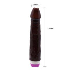 Comprar BAILE - WAVES OF PLEASURE VIBRADOR 23 CM MARRÓN al mejor precio - Envíos Discretos