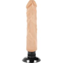 Comprar BASECOCK - VIBRADOR REALÍSTICO 2-1 NATURAL 20 CM -O- 4 CM al mejor precio - Envíos Discretos
