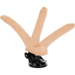 Comprar BASECOCK - VIBRADOR REALÍSTICO ARTICULABLE CONTROL REMOTO NATURAL 18.5 CM -O- 4 CM al mejor precio - Envíos Discretos