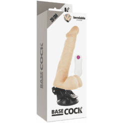 Comprar BASECOCK - VIBRADOR REALÍSTICO ARTICULABLE CONTROL REMOTO NATURAL 20 CM -O- 4.5 CM al mejor precio - Envíos Discretos