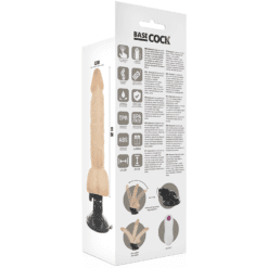 Comprar BASECOCK - VIBRADOR REALÍSTICO ARTICULABLE CONTROL REMOTO NATURAL 20 CM -O- 4.5 CM al mejor precio - Envíos Discretos