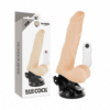 Comprar BASECOCK - VIBRADOR REALÍSTICO ARTICULABLE CONTROL REMOTO NATURAL 21 CM -O- 5 CM al mejor precio - Envíos Discretos