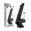 Comprar BASECOCK - VIBRADOR REALÍSTICO ARTICULABLE CONTROL REMOTO NEGRO 20 CM -O- 4.5 CM al mejor precio - Envíos Discretos
