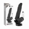 Comprar BASECOCK - VIBRADOR REALÍSTICO ARTICULABLE CONTROL REMOTO NEGRO 21 CM -O- 5 CM al mejor precio - Envíos Discretos