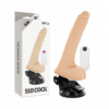 Comprar BASECOCK - VIBRADOR REALÍSTICO CONTROL REMOTO NATURAL 19 CM -O- 4 CM al mejor precio - Envíos Discretos