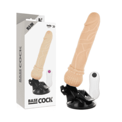 Comprar BASECOCK - VIBRADOR REALÍSTICO CONTROL REMOTO NATURAL 19.5 CM -O- 4 CM al mejor precio - Envíos Discretos