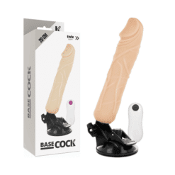 Comprar BASECOCK - VIBRADOR REALÍSTICO CONTROL REMOTO NATURAL 20 CM -O- 4 CM al mejor precio - Envíos Discretos