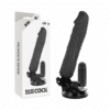 Comprar BASECOCK - VIBRADOR REALÍSTICO CONTROL REMOTO NEGRO 20 CM -O- 4 CM al mejor precio - Envíos Discretos