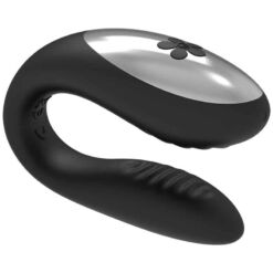 Comprar BRILLY GLAM - WE LOVE VIBRADOR PARA PAREJAS CONTROL REMOTO NEGRO al mejor precio - Envíos Discretos