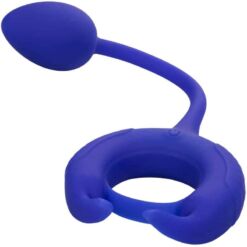 Comprar CALEXOTICS - ADMIRAL ANILLO CON PESO PARA PENE AZUL al mejor precio - Envíos Discretos
