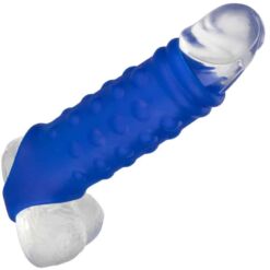 Comprar CALEXOTICS - ADMIRAL BEADED FUNDA PENE SILICONA LÍQUIDA AZUL al mejor precio - Envíos Discretos