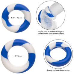 Comprar CALEXOTICS - ADMIRAL SET 2 ANILLOS PARA PENE al mejor precio - Envíos Discretos