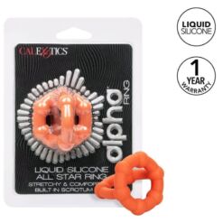 Comprar CALEXOTICS - ALPHA ALL STAR RING NARANJA al mejor precio - Envíos Discretos