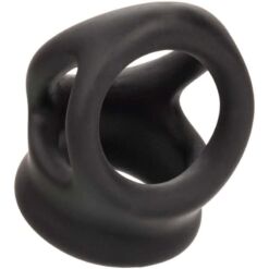 Comprar CALEXOTICS - ALPHA ANILLO DE JAULA DOBLE NEGRO al mejor precio - Envíos Discretos
