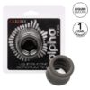 Comprar CALEXOTICS - ALPHA ANILLO EXTENSIÓN ESCROTO DOBLE NEGRO al mejor precio - Envíos Discretos