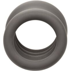 Comprar CALEXOTICS - ALPHA ANILLO EXTENSIÓN ESCROTO DOBLE NEGRO al mejor precio - Envíos Discretos