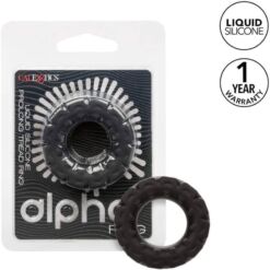 Comprar CALEXOTICS - ALPHA ANILLO PROLONG BANDA DE RODADURA NEGRO al mejor precio - Envíos Discretos