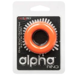 Comprar CALEXOTICS - ALPHA ANILLO PROLONG GRANDE NARANJA al mejor precio - Envíos Discretos