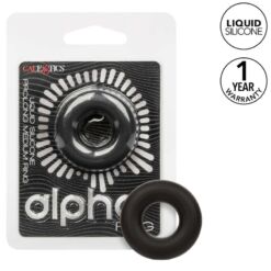 Comprar CALEXOTICS - ALPHA ANILLO PROLONG MEDIO NEGRO al mejor precio - Envíos Discretos