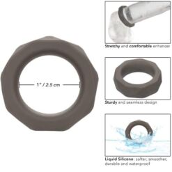 Comprar CALEXOTICS - ALPHA ANILLO PROLONG PRISMTICO GRIS al mejor precio - Envíos Discretos