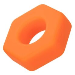 Comprar CALEXOTICS - ALPHA ANILLO PROLONG SEXGONO NARANJA al mejor precio - Envíos Discretos
