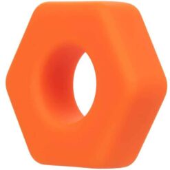 Comprar CALEXOTICS - ALPHA ANILLO PROLONG SEXGONO NARANJA al mejor precio - Envíos Discretos