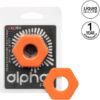 Comprar CALEXOTICS - ALPHA ANILLO PROLONG SEXGONO NARANJA al mejor precio - Envíos Discretos