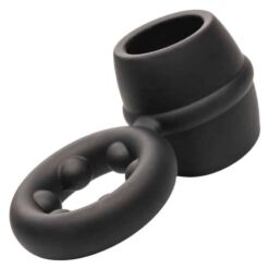 Comprar CALEXOTICS - ALPHA DUAL MAGNUM RING NEGRO al mejor precio - Envíos Discretos