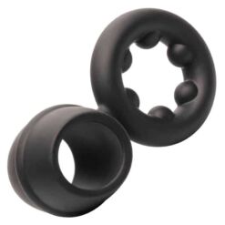 Comprar CALEXOTICS - ALPHA DUAL MAGNUM RING NEGRO al mejor precio - Envíos Discretos