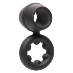 Comprar CALEXOTICS - ALPHA DUAL MAGNUM RING NEGRO al mejor precio - Envíos Discretos