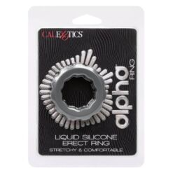 Comprar CALEXOTICS - ALPHA ERECT RING GRIS al mejor precio - Envíos Discretos