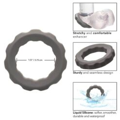 Comprar CALEXOTICS - ALPHA ERECT RING GRIS al mejor precio - Envíos Discretos