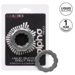 Comprar CALEXOTICS - ALPHA ERECT RING GRIS al mejor precio - Envíos Discretos