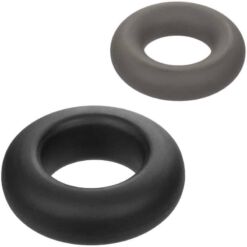 Comprar CALEXOTICS - ALPHA SET DE 2 ANILLOS PROLONG GRIS al mejor precio - Envíos Discretos
