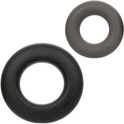 Comprar CALEXOTICS - ALPHA SET DE 2 ANILLOS PROLONG GRIS al mejor precio - Envíos Discretos